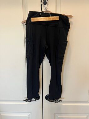 Athleta Black High-Waist Pocket Leggings
